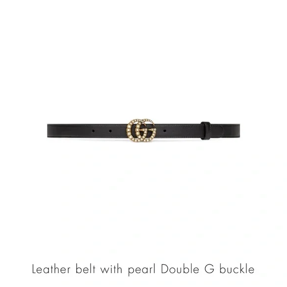 Accessories | Authentic Gucci Leather Belt With Pearl Double  display picture 3